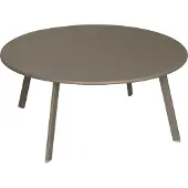 Hespéride Table D'appoint Ronde En Acier - Tonka - D 90 X H 40 Cm - Gamme Saona