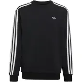 Adidas Originals Sweat '3-STRIPES LOOSE CREW' noir / blanc