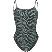 Arena Maillot de bain 'WATER PRINTS' gris / noir