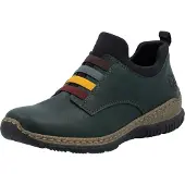 Rieker Boots chocolat / jaune / vert foncé / bordeaux