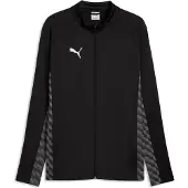 Puma Veste de sport 'TeamLIGA26' gris / gris foncé / noir / blanc