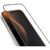 SBS Verre ultra-résistant pour iPhone 15 avec technologie D3O (1 pcs, Apple iPhone 15), Téléphone portable : film de protection, Transparent, Noir