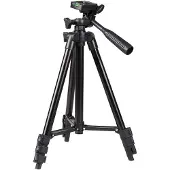 24.Se Mini camera tripod (Métal), Trépied, Noir
