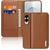 DUX Samsung Galaxy S25 Edge Cover with Wallet - Brown (Samsung Galaxy S25 Edge), Coque pour téléphone portable, Marron