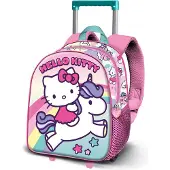 KARACTERMANIA Hello Kitty 3d 34x26x13 Cm 11.50l Wheeled Backpack Rose Enfants