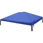 vidaXL Housse pour pavillon 300 x 400 cm, bleu