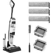 4Swiss VC024 Clean Booster : aspirateur-laveur sans fil pour déchets secs et humides, 15 000 Pa - Aspirateur sans fil avec fonction de lavage, autonettoyant, aspirateur-laveur intelligent