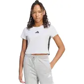 Adidas T-Shirt 'Essentials' noir / blanc