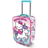 KARACTERMANIA Valise à roulettes Hello Kitty Unicorn 3D 46 cm