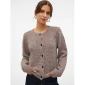 Vero Moda Cardigan 'VMNOVAH' marron chiné