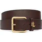 Ralph Lauren Ceinture brun foncé / or