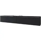 Bratex Meuble TV CERIEE 180 – noir graphite