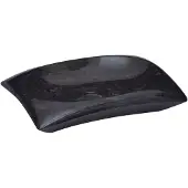 Syfax Lavabo noir 50x35x10 cm marbre
