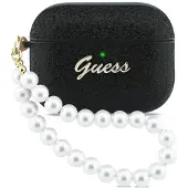 GUESS Étui avec brocart et perle pour AirPods Pro 3 - noir