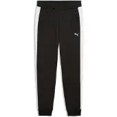 Puma Pantalon de sport 'ESS T7' noir / blanc