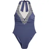 Next Maillot de bain crème / saphir