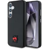 DKNY Leather Heart Of Ny Case pour Samsung Galaxy S25 Noir