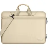 Tech-Protect Pocket 13-14 Laptop Bag - Beige (14", Apple), Sac pour notebook, Beige