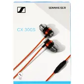 Sennheiser CX 300S - Écouteurs avec microphone - embouts - filaire - prise 3,5 mm - isolation phonique - rouge (4044155245080)