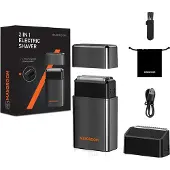 MAXGROOM Rasoir électrique 2 en 1 ZG-F5580, noir