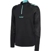 Hummel Sweat de sport bleu clair / noir