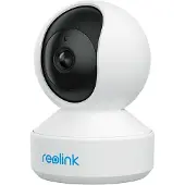 Reolink E Series E320 - Caméra de sécurité d'intérieur 3MP Détection de personnes et d'animaux avec fonction panoramique et inclinaison Installation facile Wi-Fi 2,4 GHz