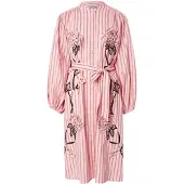 Essentiel Antwerp Robe-chemise 'JEMINE' magenta / rose ancienne / noir