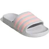 Adidas Mule 'ADILETTE AQUA' gris / corail