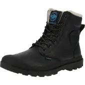 Palladium Baskets hautes 'Pampa' bleu / noir