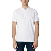 HUGO T-Shirt 'Donos' noir / blanc