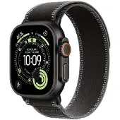Apple Watch Ultra 3/49/Bande élégante/Noir/Charcoal