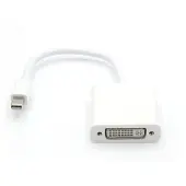 PNY Technologies Zubehör: Kabelpeitsche mDP =>DVI-D (Single-L.) (0.10 m), Câble vidéo, Blanc, Noir