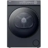 Haier HD90-C367GU1, Lampadaire, Remplissage avant, Pompe à chaleur, Anthracite, Orientable, Porte vitrée