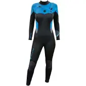 Seland Bahia Ii 5/4/3 Mm Woman Long Sleeve Back Zip Neoprene Suit Noir XS Femme
