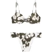 Emporio Armani pour femme. EW003394_AF20248 Bikini Lycra brillant vert (M), Beachwear, Polyamide