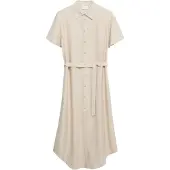 Comma Robe-chemise crème