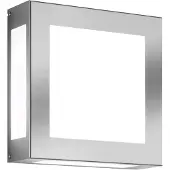 CMD 42 Applique murale en acier inoxydable IP44 verre opale E27