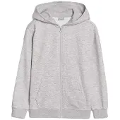 4F Garçons, Pull-over, Junior-Sweatshirt, Gris, Argent, (122)