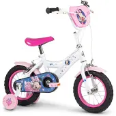Disney Vélo Disney Minnie à roulements à billes pour enfants, 12 pouces – Vélo avec roues stabilisatrices