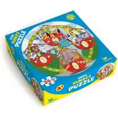 Magellan Puzzle rond Animaux sur une grande roue