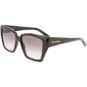Karl Lagerfeld KL6072S Lunettes de soleil femme noir - Monture plastique légère 55/16/145
