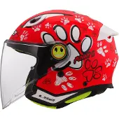 LS2 Casque Jet Junior Of622 Funny Ii Paws