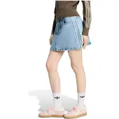 Adidas Originals Mid Rise Denim Skirt Bleu 44 Femme