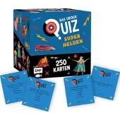 Boîte de cartes : Le grand quiz - Superhéros (Allemand)
