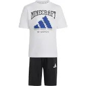 Adidas Ensemble de Shorts - Blanc/Noir av. Minecraft - - 8 ans (128) - Shorts