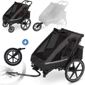 ABC Design Remorque vélo et poussette 3 en 1 Tour