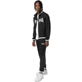 Lonsdale Survêtement 'Poolewe' noir / blanc