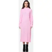 Elara Robes en maille rose