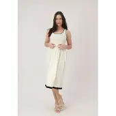 Elara Robe beige / noir
