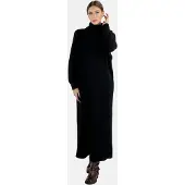 Elara Robes en maille noir